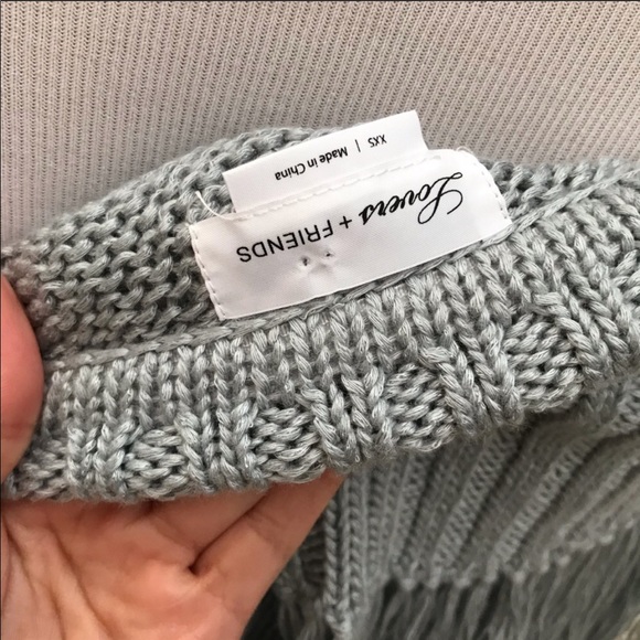 Lovers friends capulet fringe off shoulder sweater - Picture 9 of 13